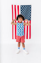 Load image into Gallery viewer, Checkered USA | BOYS TANK