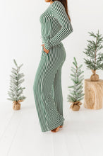 Load image into Gallery viewer, Green Stripes | Women’s PJ PANTS