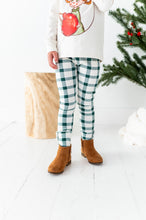 Load image into Gallery viewer, Pine Plaid | SLIM Ruffle Leggings