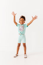 Load image into Gallery viewer, Mint | RIBBED BIKER SHORTS