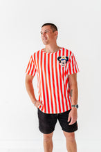 Load image into Gallery viewer, Mickey Pocket (RED STRIPES) | ADULT TEE