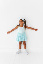 Elsa (KIDS) | Icy Blue Mesh DRESS