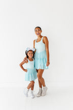 Elsa (ADULT) | Icy Blue Mesh DRESS