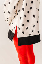 Load image into Gallery viewer, Leopard Hearts | Side Split Sweatshirt