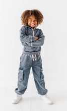 Load image into Gallery viewer, NAVY | Vintage 1/4th HOODIE-JOGGER Set