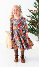 Load image into Gallery viewer, Peppermint Floral | Twirl Dress