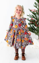 Load image into Gallery viewer, Peppermint Floral | Twirl Dress