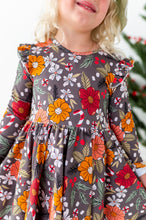 Load image into Gallery viewer, Peppermint Floral | Twirl Dress