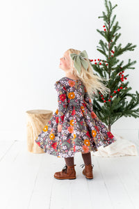 Peppermint Floral | Twirl Dress