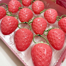 Load image into Gallery viewer, Strawberry Lip Gloss with Key Ring