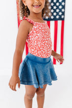 Load image into Gallery viewer, Navy RIBBED | Skort