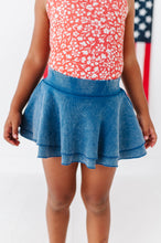 Load image into Gallery viewer, Navy RIBBED | Skort
