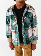 Load image into Gallery viewer, OLIVE | FLANNEL SHACKET