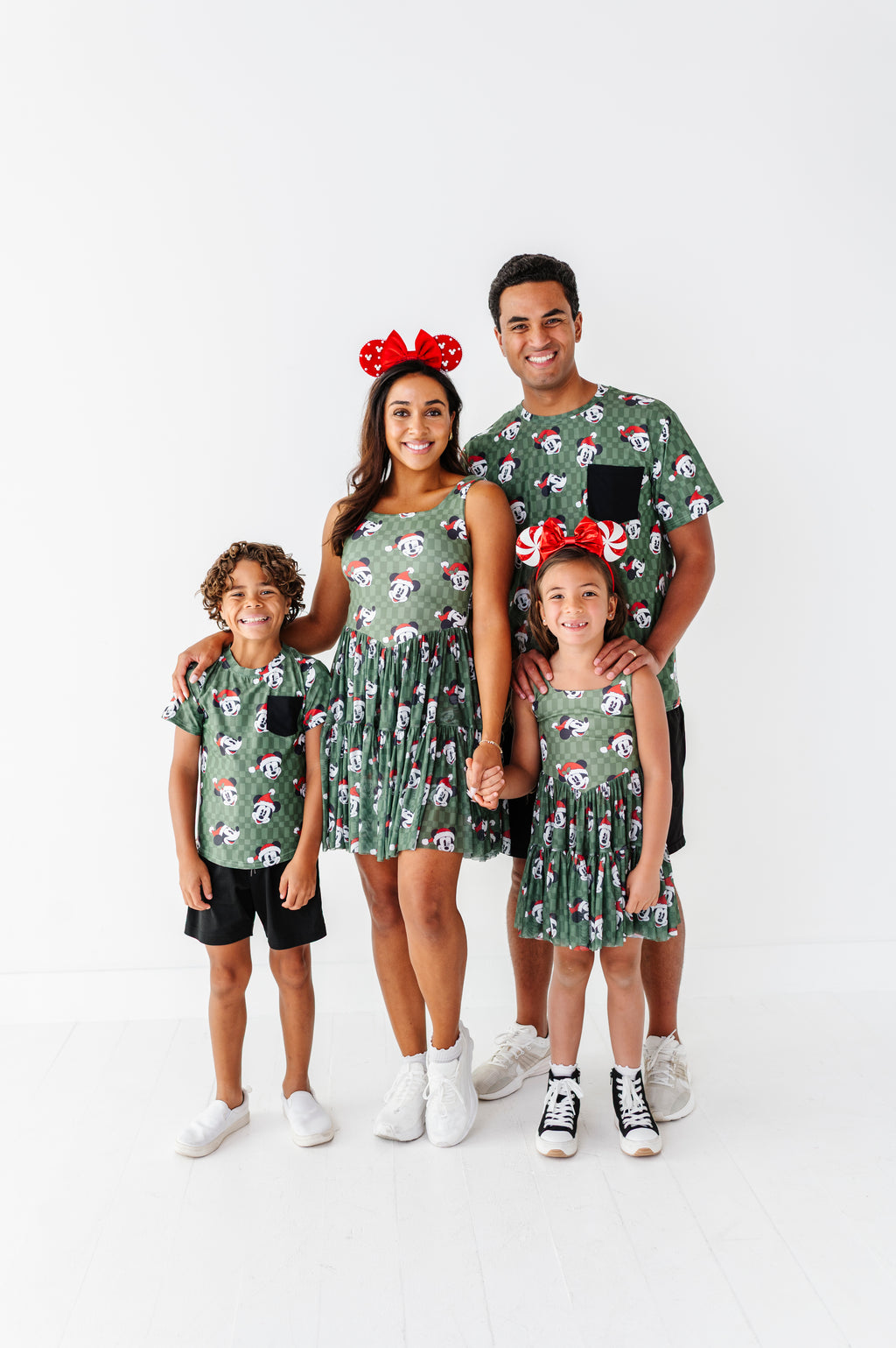 Mickey's Evergreen Check | KIDS Mesh Dress