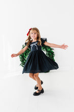 Load image into Gallery viewer, Black | Bow Party Dress