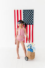 Load image into Gallery viewer, Spangled Stripes | Star Button TWO-PIECE