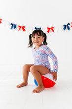 Load image into Gallery viewer, Americana Bows | Rashguard ONE-Piece