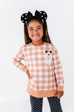 Load image into Gallery viewer, Pretzel Ghostie (PLAID) | SIDE SPLIT SWEATSHIRT
