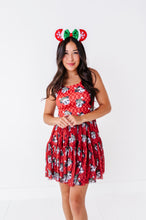 Load image into Gallery viewer, Minnie's Holly Check | ADULT Mesh Dress