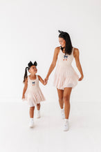 Load image into Gallery viewer, Pumpkin Bow TAN | (ADULT) Mesh DRESS
