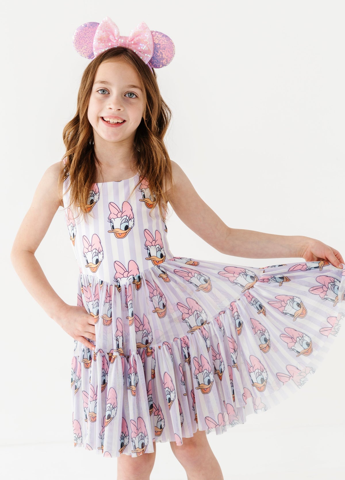 DAISY Stripe (KIDS) | Mesh DRESS