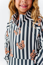 Load image into Gallery viewer, Stripe Mickey Pumpkin | ADULT 1/4th ZIP