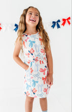 Load image into Gallery viewer, Red, White + BOWS | Tennis Dress