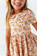 Load image into Gallery viewer, Autumn Posy | Collared Twirl Dress