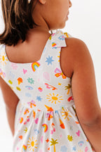 Girly Summer | Tie-Strap Twirl Dress