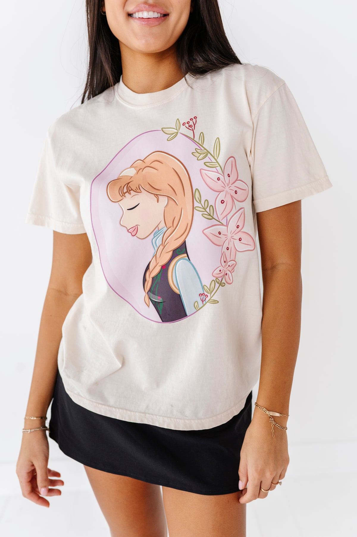 Ana | ADULT tee (CROP + FULL LENGTH HERE)