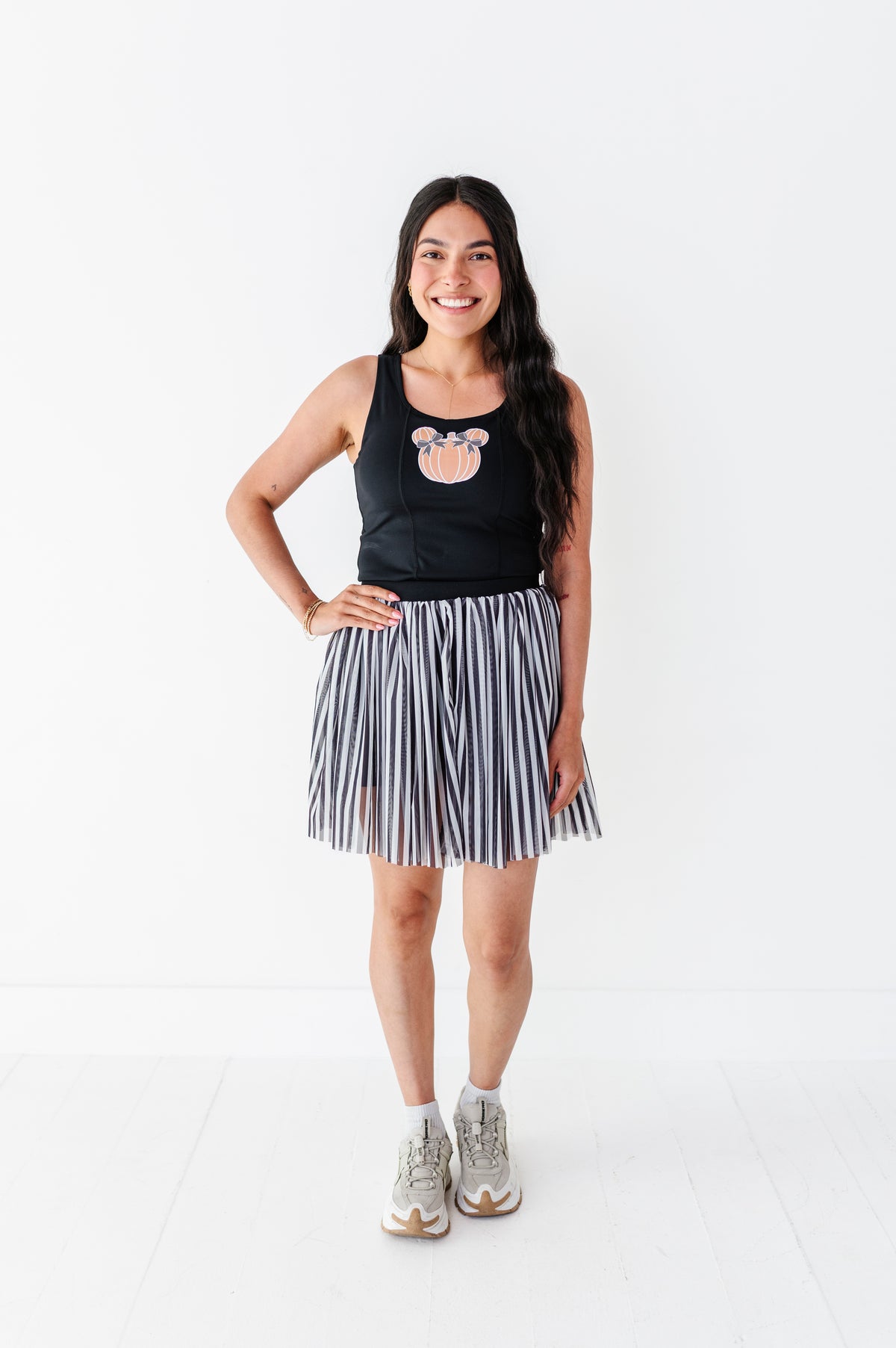 Black Piggy Pumpkin | ADULT Tank