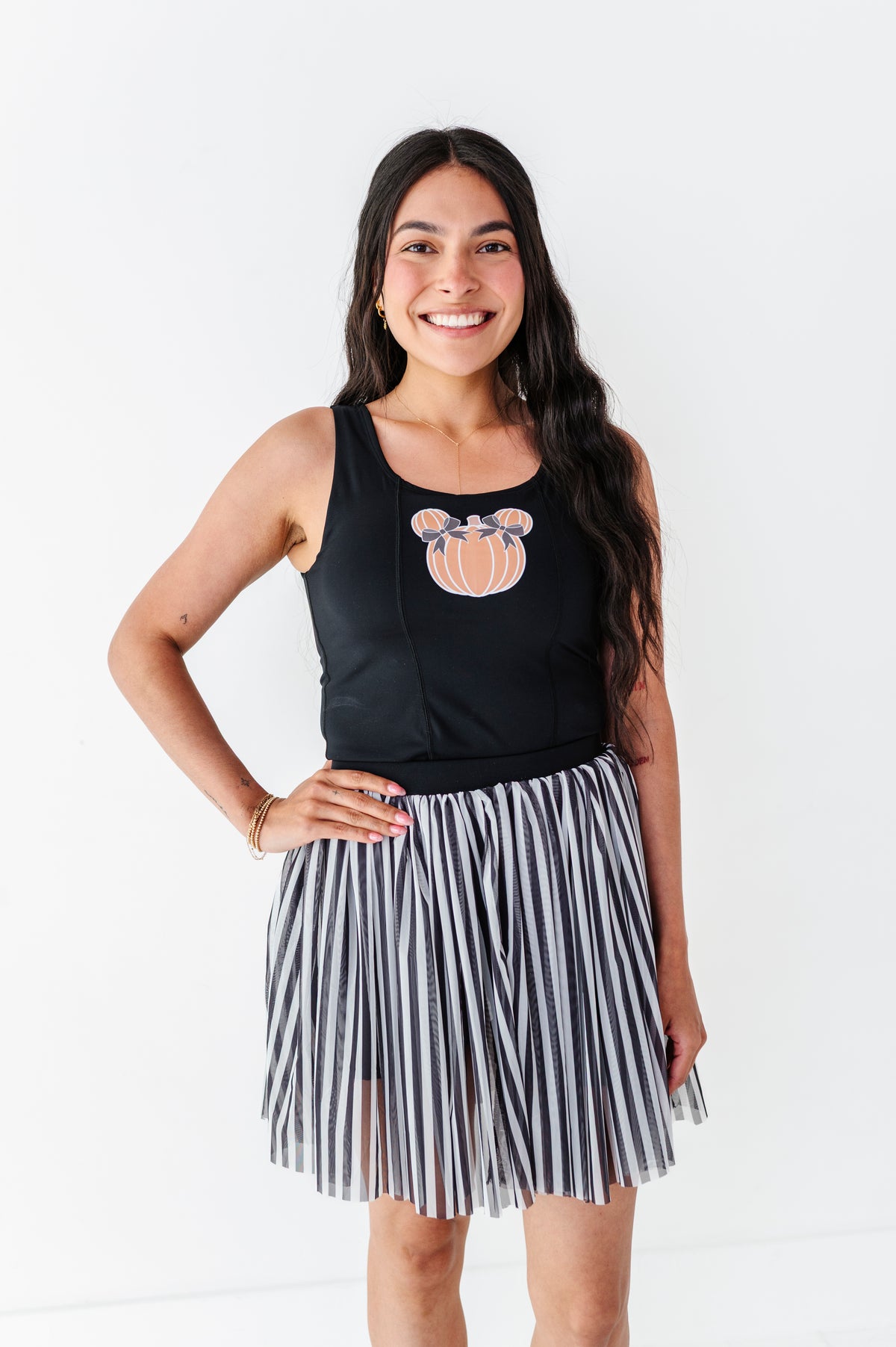 Black Piggy Pumpkin | ADULT Tank