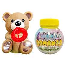 Load image into Gallery viewer, Lil Squeezers Sensory Bubble Blower Bear (colors vary)