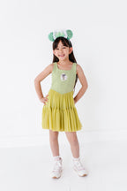 Tiana (KIDS) | Pistachio Mesh DRESS
