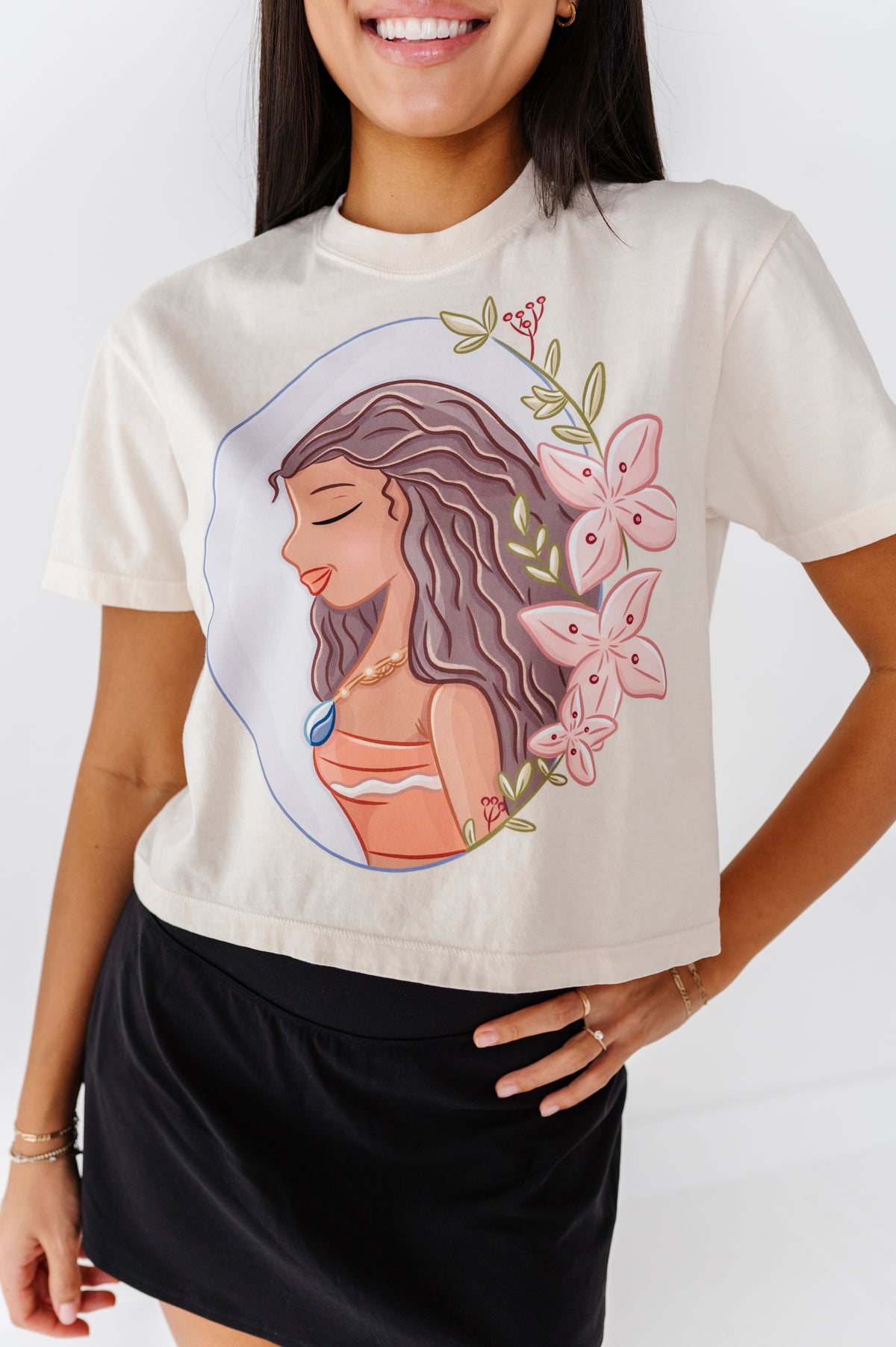 Moana | ADULT tee (CROP + FULL LENGTH HERE)