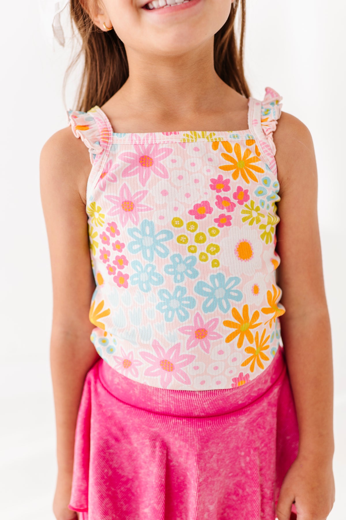 Summer Floral | Ribbed Tank