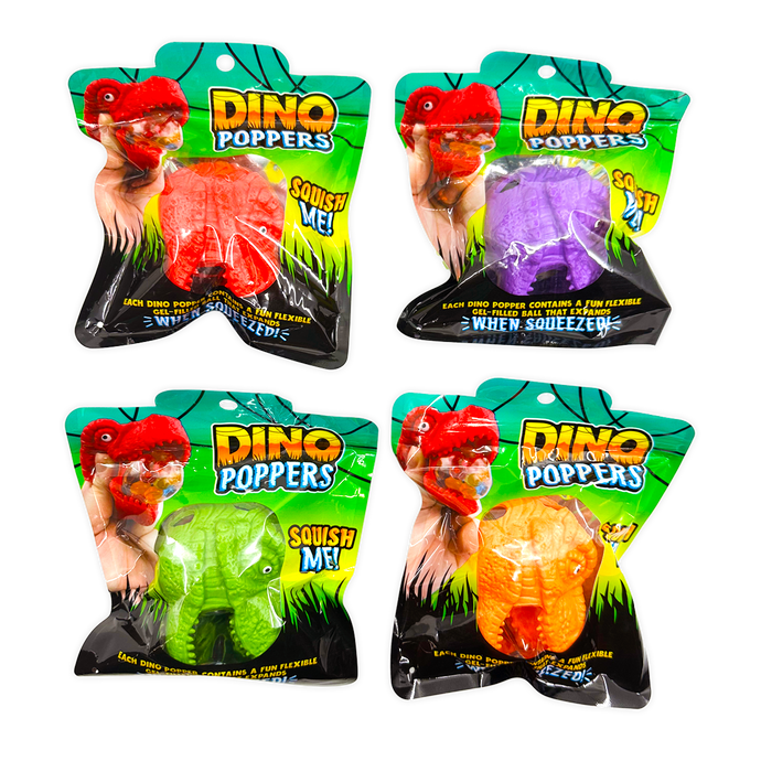 Squishy Dino Popper *colors vary*