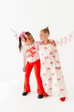 Load image into Gallery viewer, Pink Santas | ROMPER