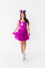 Load image into Gallery viewer, Ana (ADULT) | Raspberry Mesh DRESS