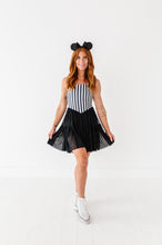 Load image into Gallery viewer, Midnight Stripes | (ADULT) Mesh DRESS