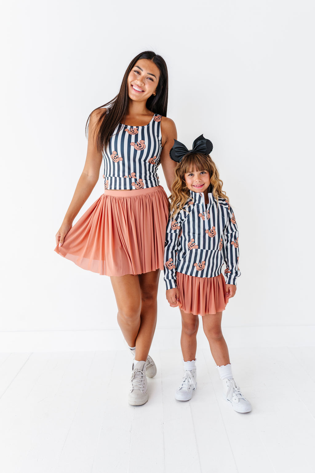 Striped Mickey Pumpkin | ADULT Tank