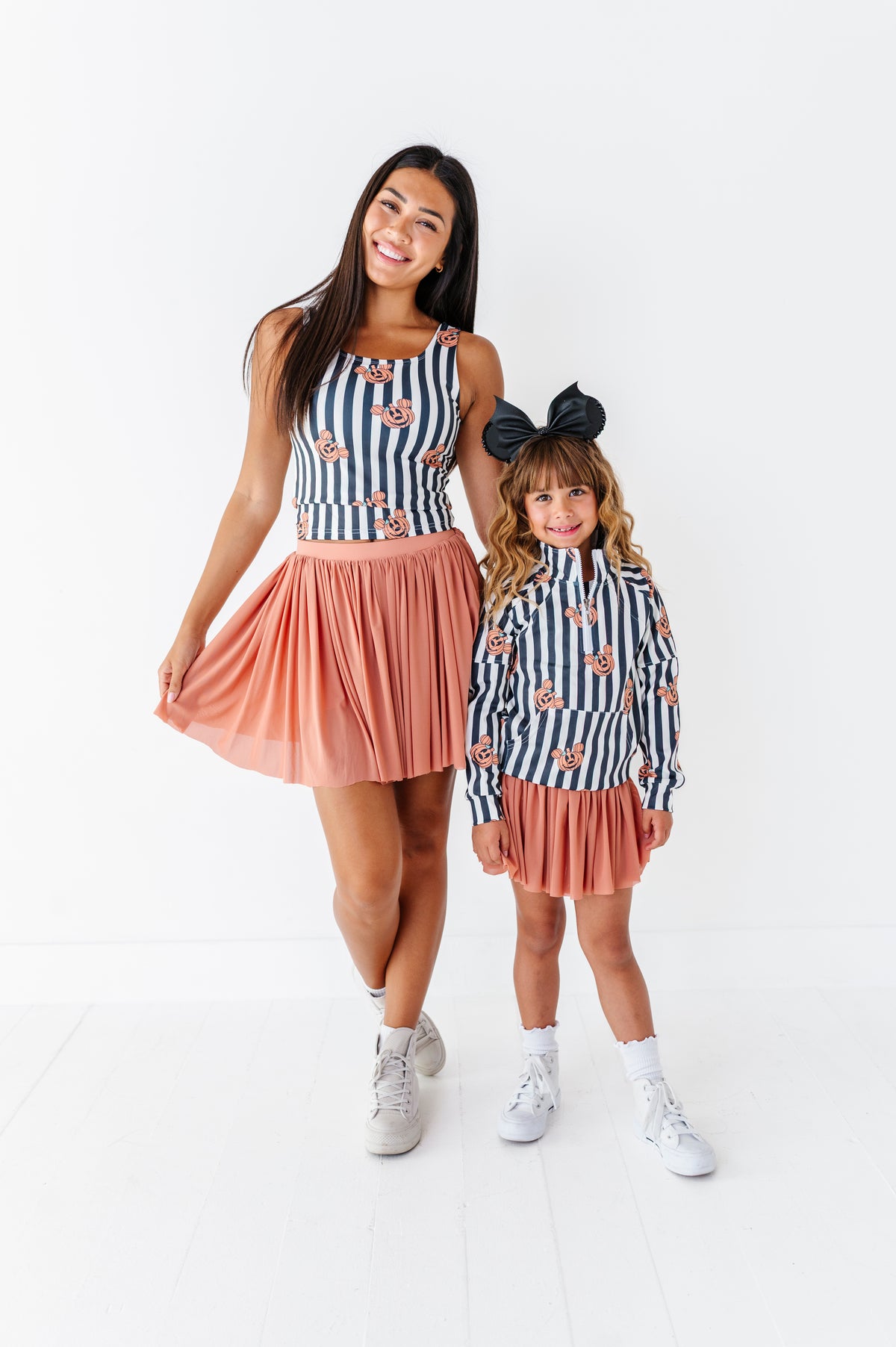 Striped Mickey Pumpkin | ADULT Tank