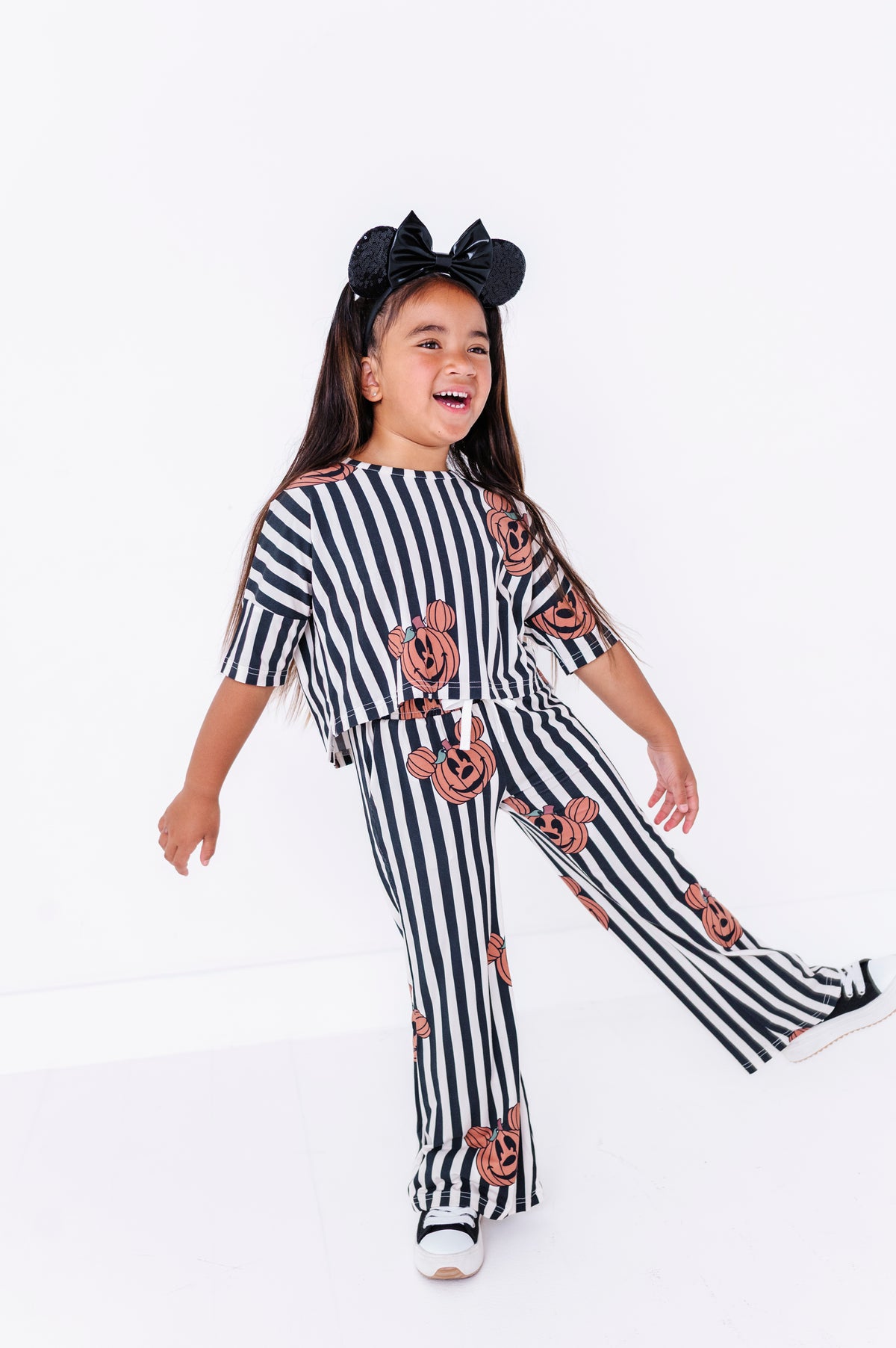 Striped Mickey Pumpkin | BAMBOO PANT SET