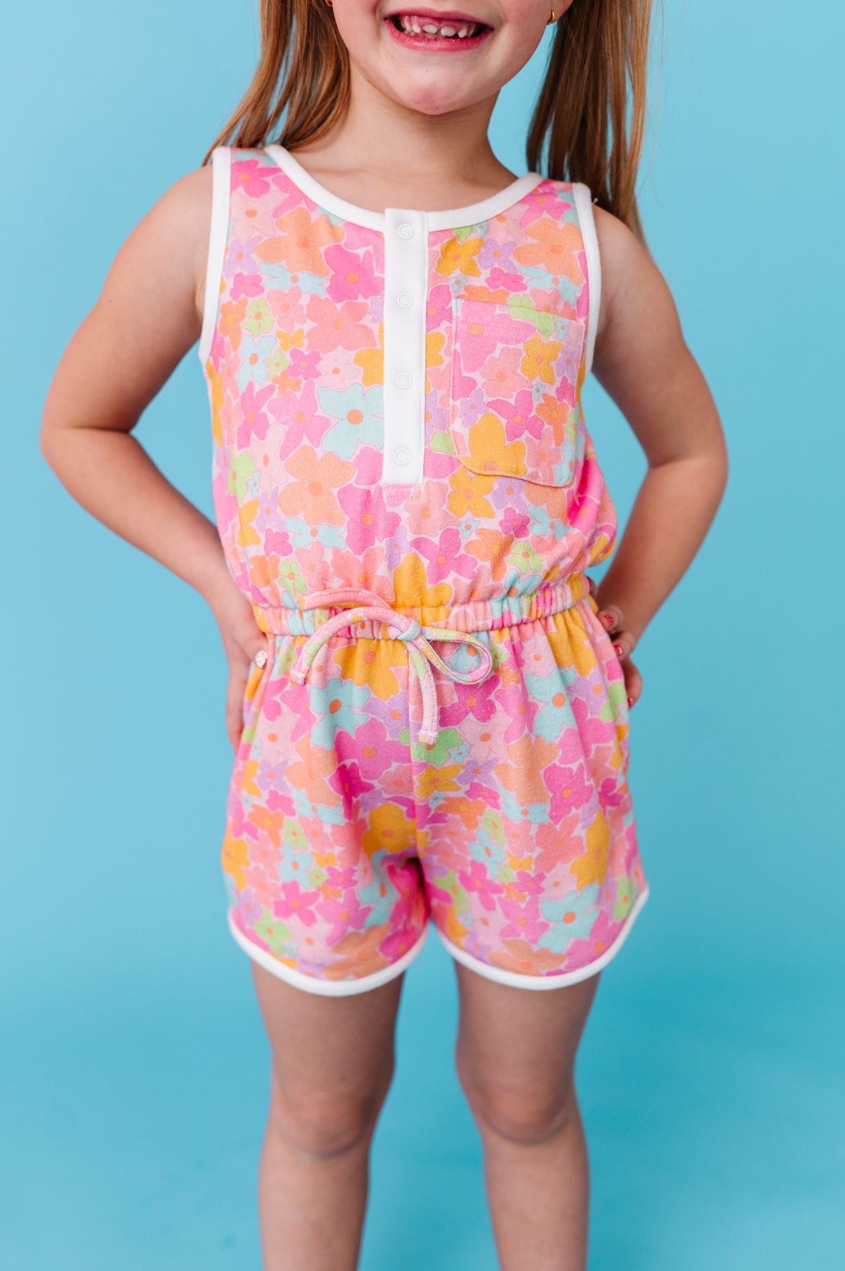 Tutti Fruitti Blossom | TERRY TANK ROMPER