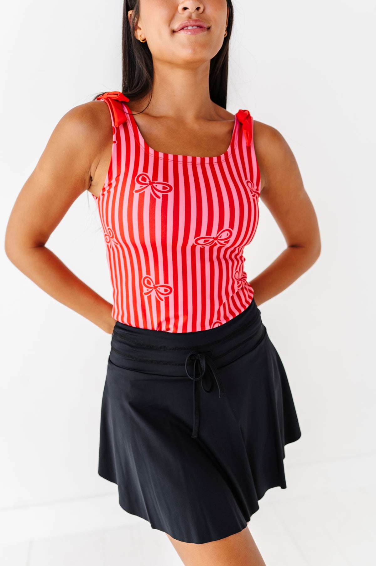 Black | ADULT Active Skort