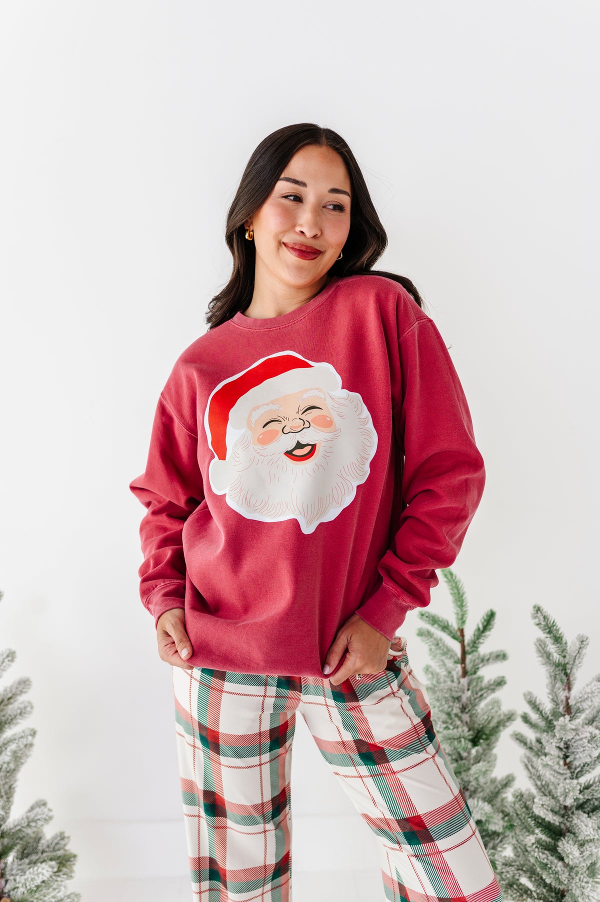 Crimson Santa | ADULT SWEATSHIRT