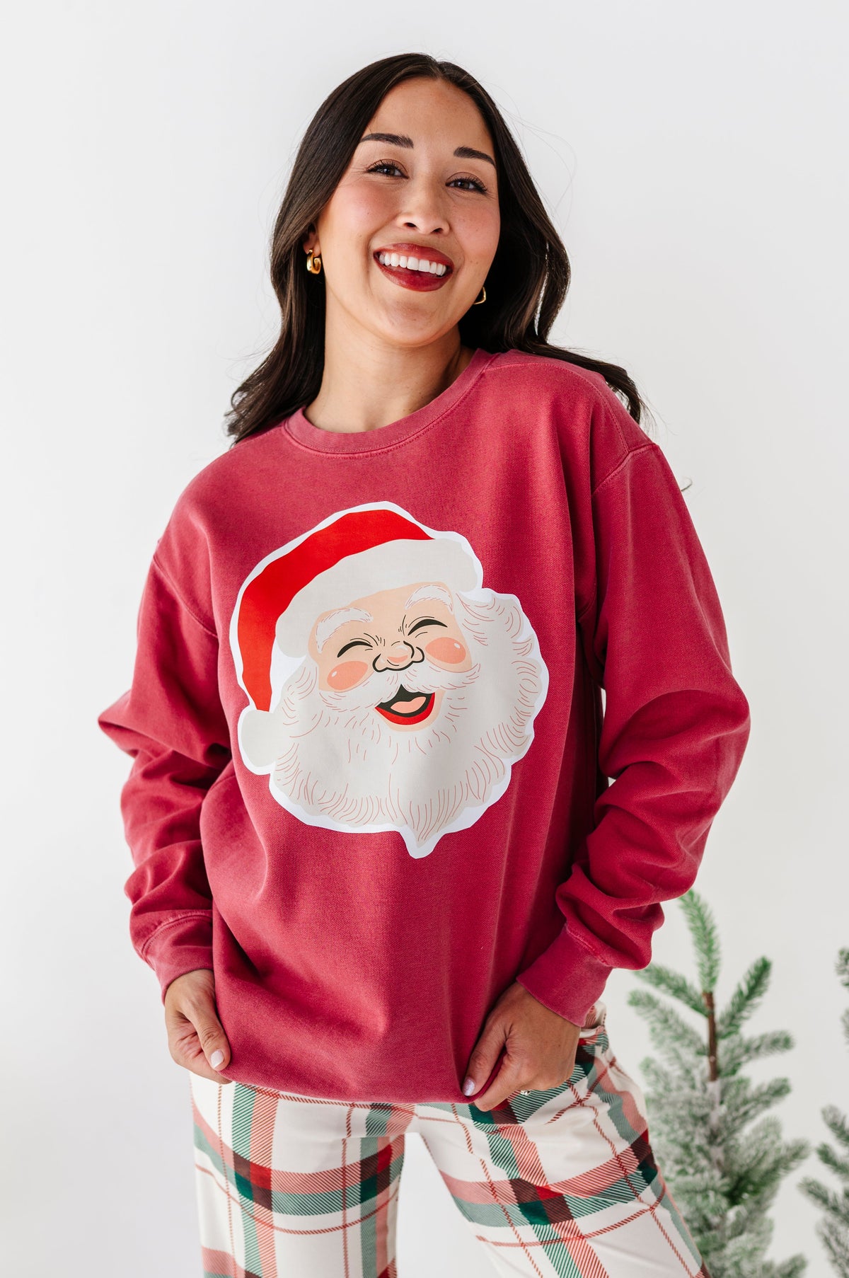 Crimson Santa | ADULT SWEATSHIRT
