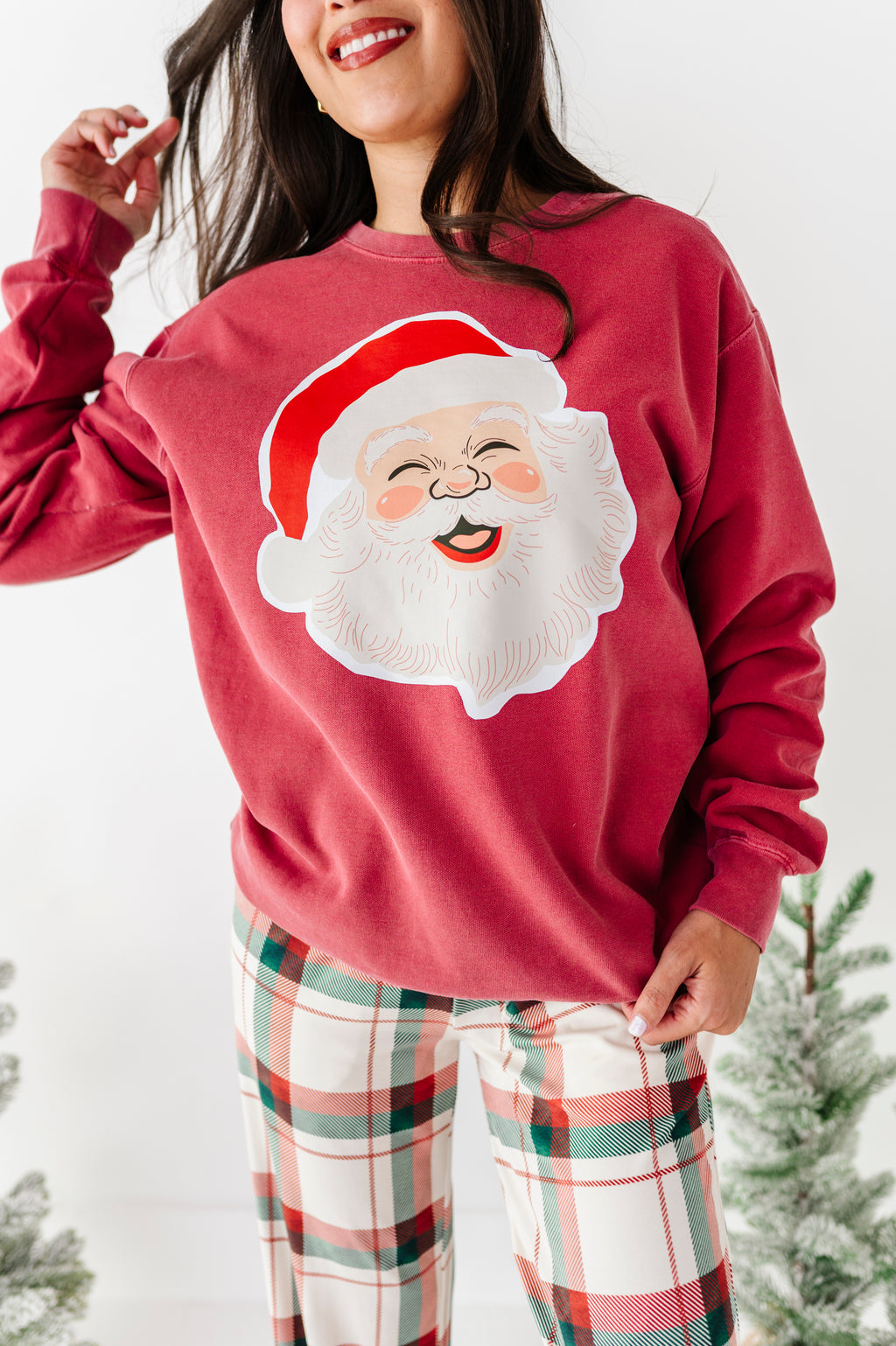 Crimson Santa | ADULT SWEATSHIRT
