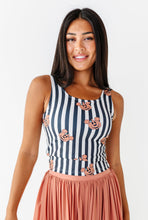 Load image into Gallery viewer, Striped Mickey Pumpkin | ADULT Tank