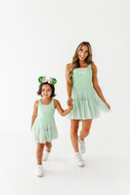 Tink (KIDS) | Lime Mesh DRESS